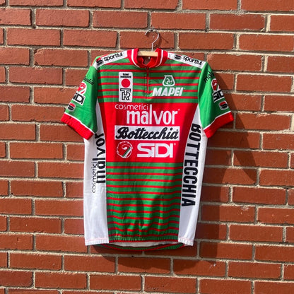 Malvor-Bottechia-Sidi VTG 80s Cycling Jersey | Sz Large | Tour De France Bike