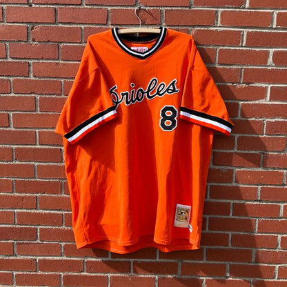 Baltimore Orioles #8 Cal Ripken Jr. 1977 Retro Jersey | Sz XXL | Mitchell & Ness