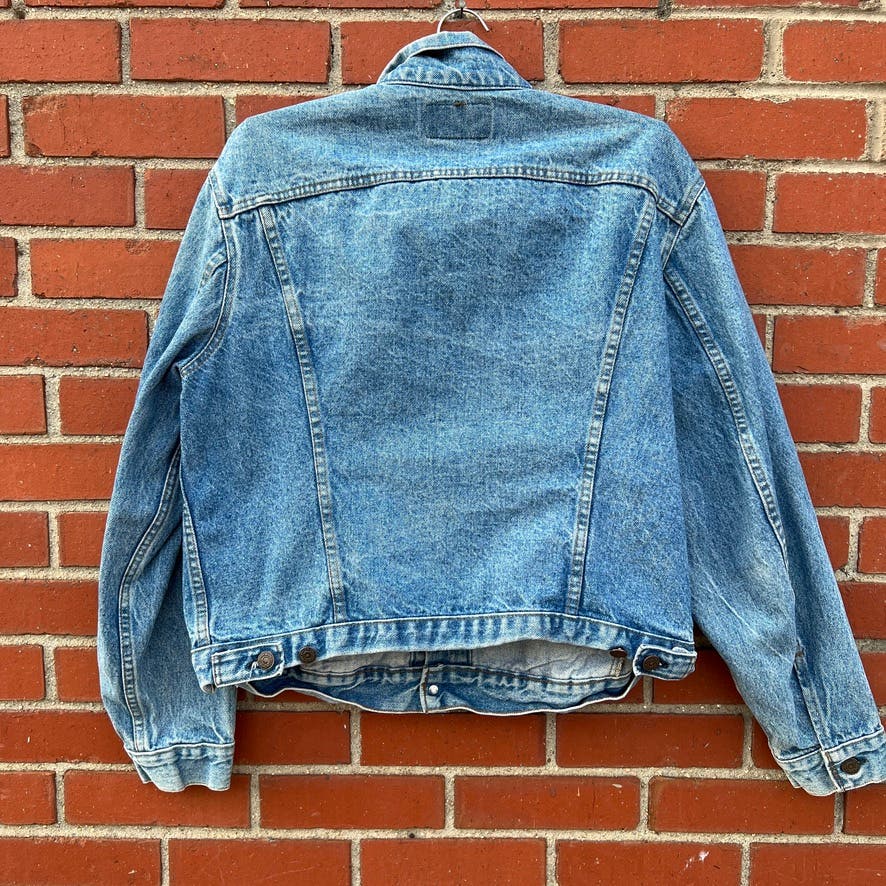 Levi's Type 3 Denim Trucker Jacket -Sz XL- Vtg 80s 90s Made in USA Boxy Fit