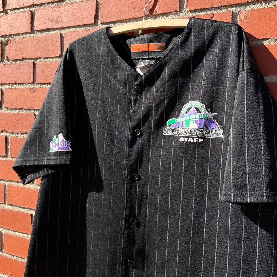 1998 MLB All-Star Game "STAFF" Baseball Jersey -Sz XXL- VTG 90s Colorado Rockies