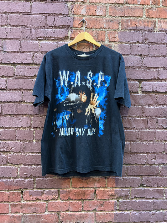 W.A.S.P. Nation Heavy Metal T-Shirt - Size Large - World Domination “Come back to Black”