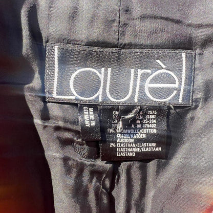 Laurel Fashion Cropped Gaucho Jacket -Sz Womens Med- Vtg 90s German Designer