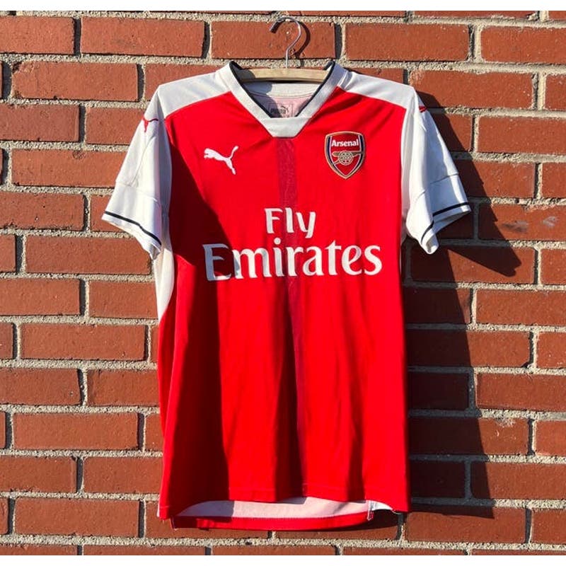 Arsenal FC Puma Brand Soccer Jersey - Sz Small - Premier League Football Top