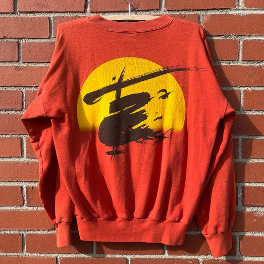 Miss Saigon Broadway Musical Show Sweat Shirt - Sz Med - Vtg 80s New York City