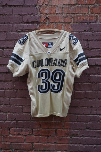 GAME WORN Colorado Buffalos #39 Football Jersey - Size Large - Vintage 90s Nike Big 12 NCAA College Sports