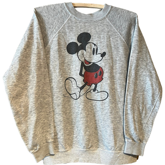 Mickey Mouse Raglan Cut Sweater - Size Medium - Walt Disney clothing
