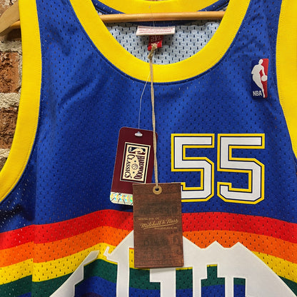 Denver Nuggets #55 Mutombo NBA Throwback Jersey | Sz XXL | Hardwood Classics NWT