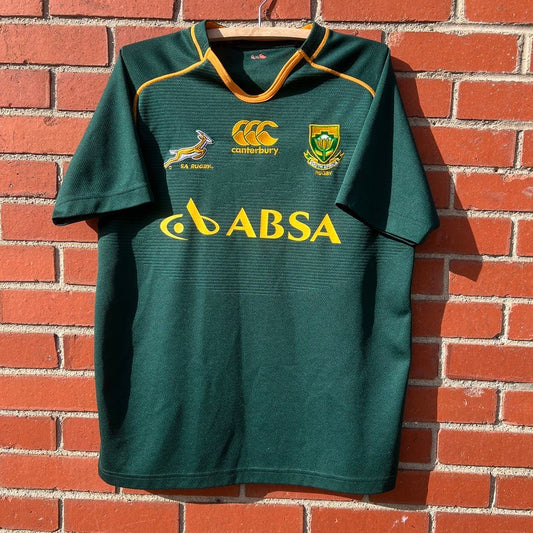 South Africa Union Rugby Springboks Jersey -Sz Large- Canterbury/ABSA Brand