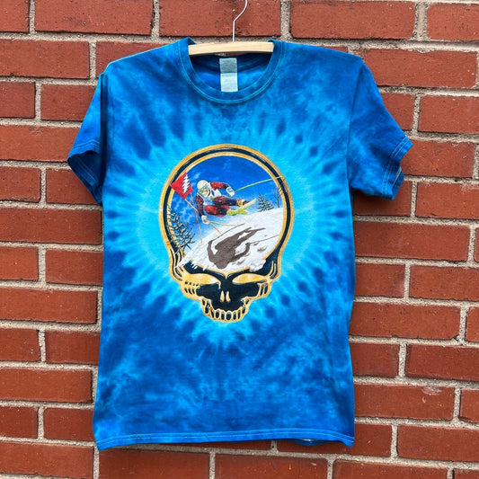 Grateful Dead Ski Your Face Tie Dye T-shirt |Sz Medium| Retro 90s Y2k Band Tee