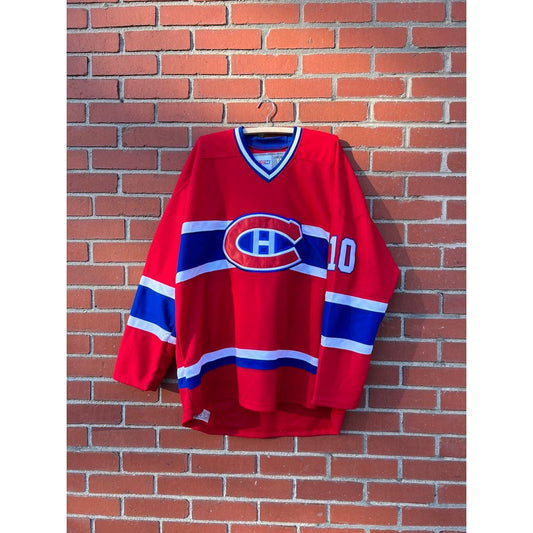 Montreal Canadiens NHL Jersey #10 Guy Lafleur - Sz XL - CCM Vintage Sweater