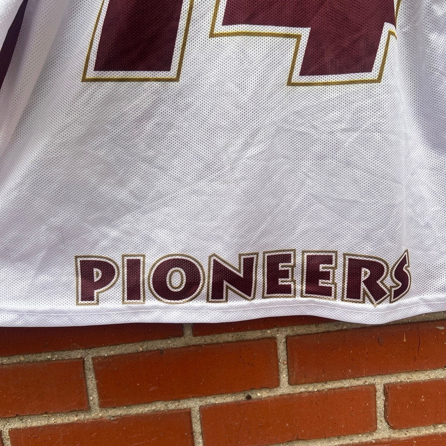 University of Denver Pioneers #14 Game Worn Lacrosse Jersey | Sz XL | Vtg NCAA