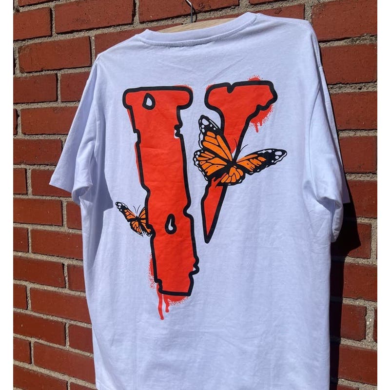 VLONE Juice WRLD Butterfly T-Shirt - Sz Large - Made in USA Street Wear