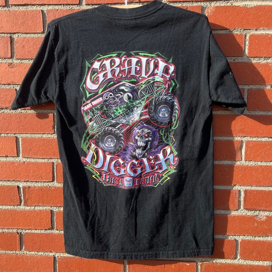 The Grave Digger Monster Truck T-shirt -Sz Small- Vtg 90s/y2k Monster jam