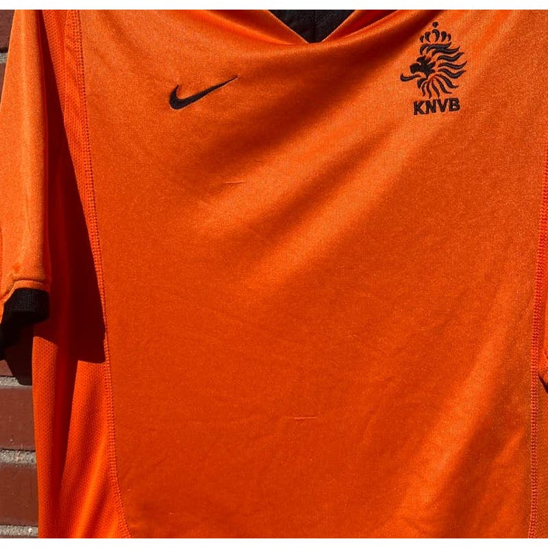 KNVB National Team Nike Soccer Jersey - Sz Small - Vtg Y2k Netherlands Football