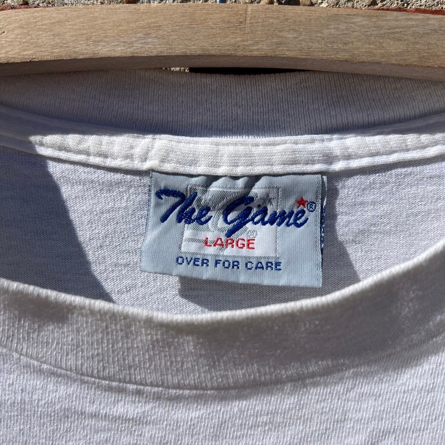 Colorado Rockies "The Game" Promo T-shirt -Sz Large- Vtg 90s MLB Baseball