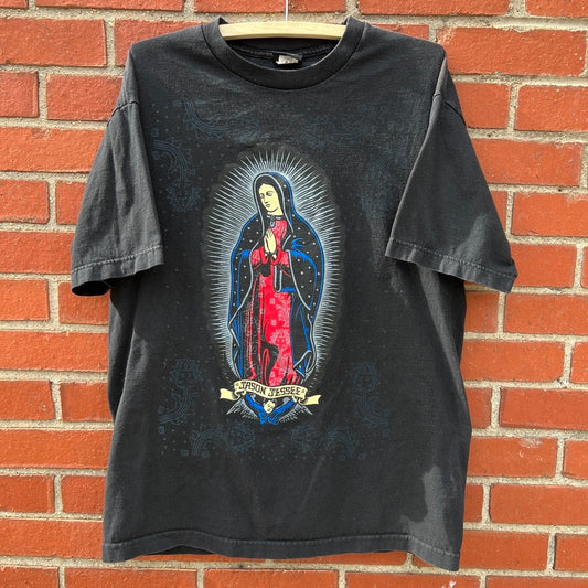 Jason Jessee "Pray For Me" Santa Cruz Skateboards T-shirt |Sz Large| Vtg y2k NHS