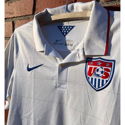 USMNT 2014 FIFA World Cup Nike Collared Jersey- Sz Medium - Team USA Soccer