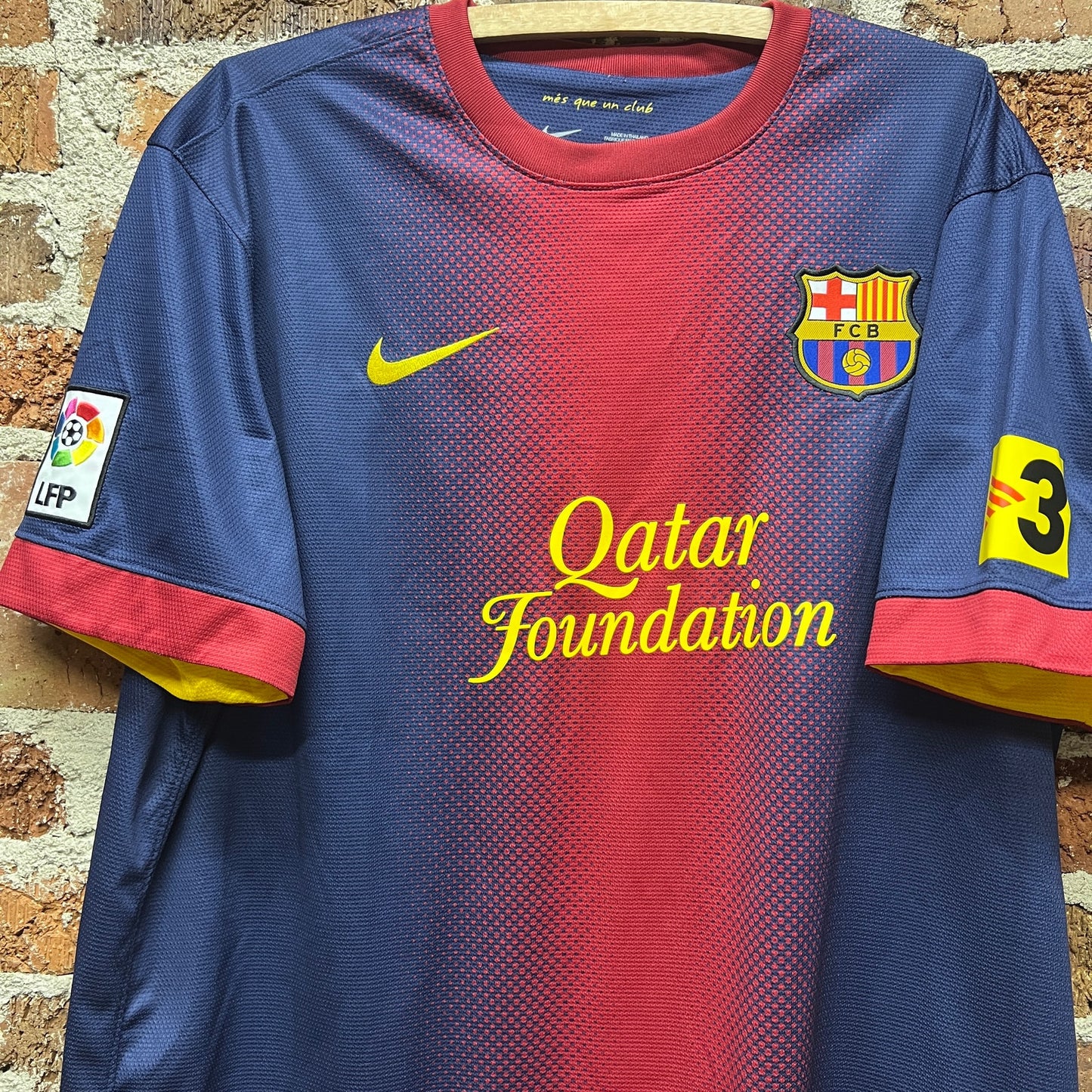 FC Barcelona #1 2012-13 Nike Soccer Jersey | Sz XL | Messi Era La Liga Football