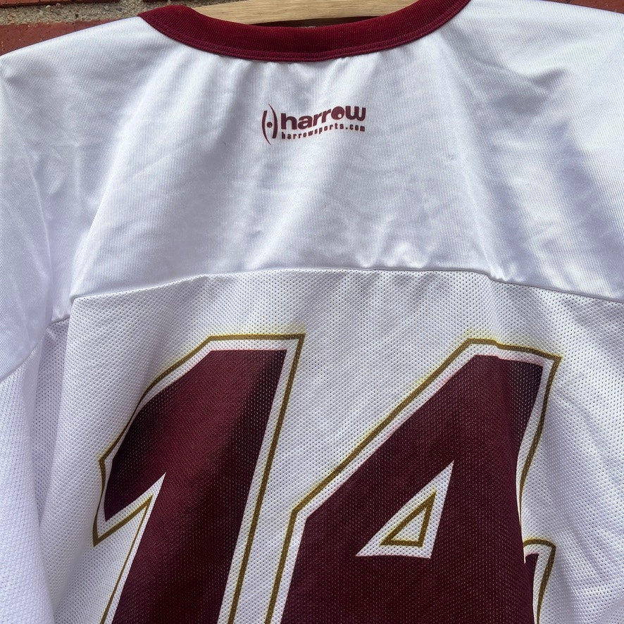 University of Denver Pioneers #14 Game Worn Lacrosse Jersey | Sz XL | Vtg NCAA