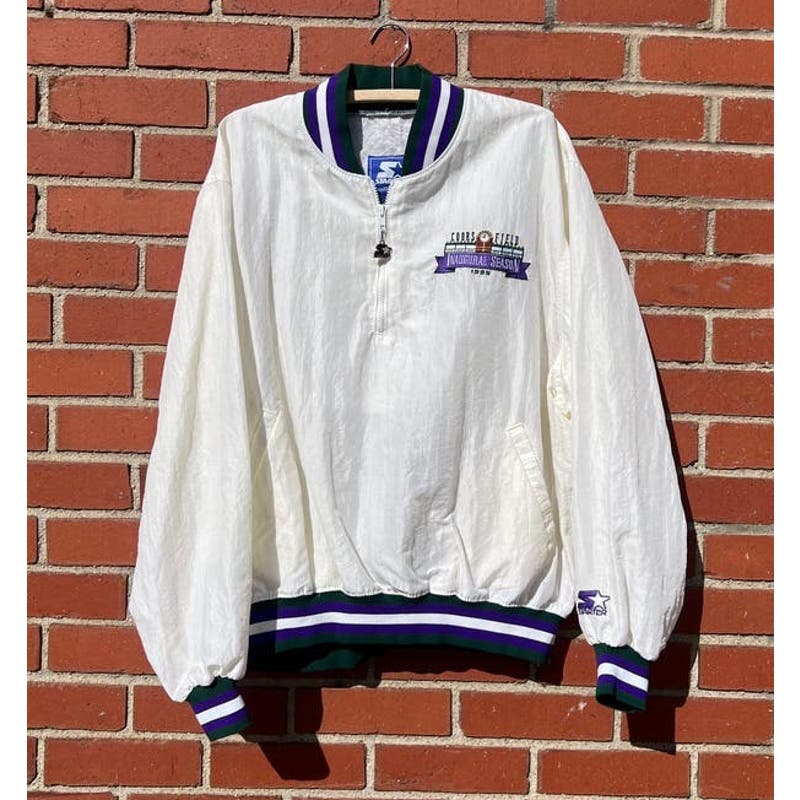 Colorado Rockies 1995 Inaugural Season Coors Field Jacket - Sz XL- Vtg 90s MLB