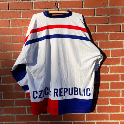 Vtg 90s Czech Republic National Team Hockey Jersey | Sz XL | Olympic