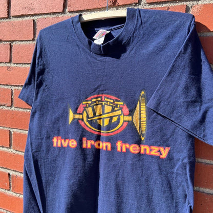 Five Iron Frenzy Ska Punk Band T-shirt -Sz Medium- Vtg 90s Denver Third-Wave