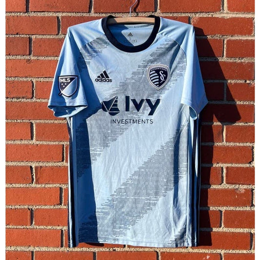 Sporting Kansas City Adidas MLS Soccer Jersey - Sz Small - 2019 IVY investments