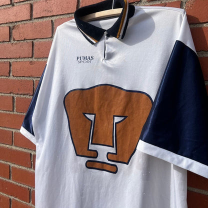 Club Universidad Nacional PUMAS soccer Jersey - Sz XL - Vtg 90s Mexico El Tri