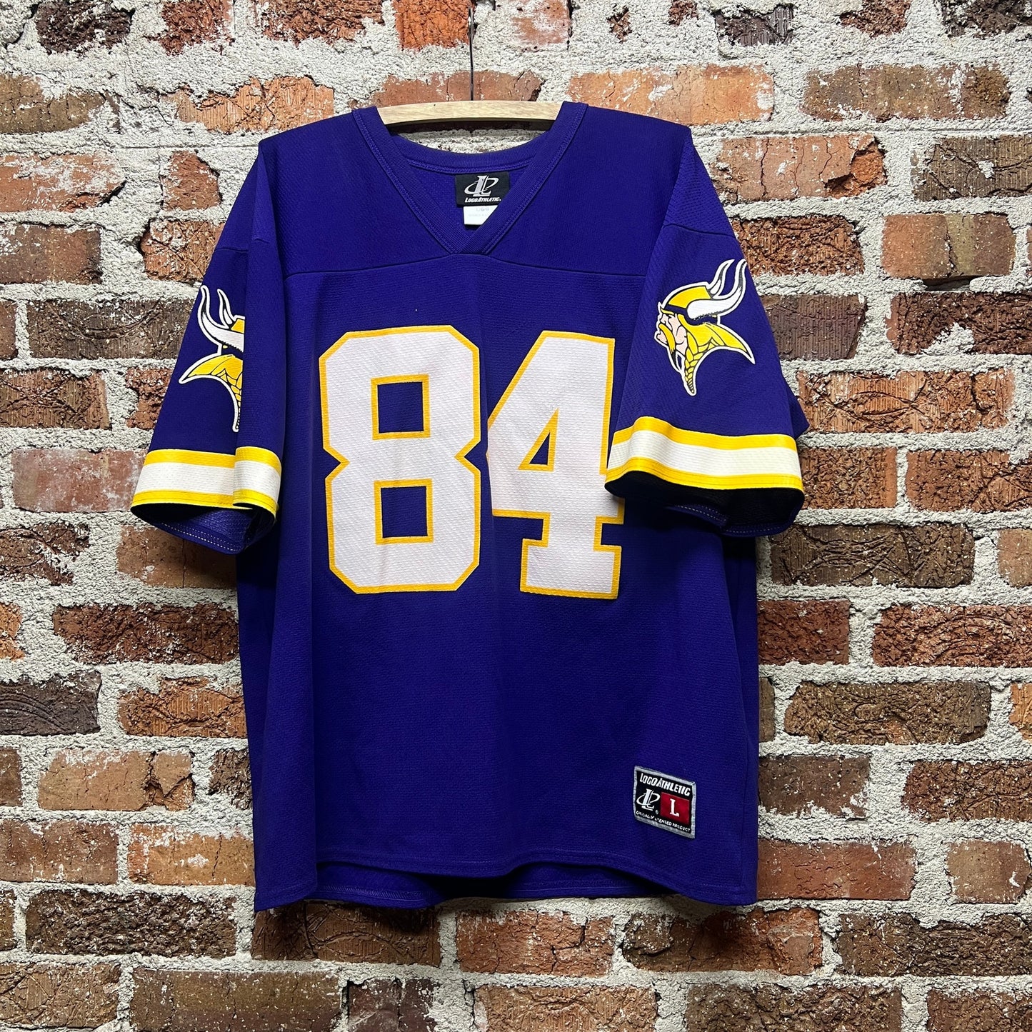 Minnesota Vikings #84 Randy Moss NFL Jersey | Sz Large | Vtg 90s Logo7 Football