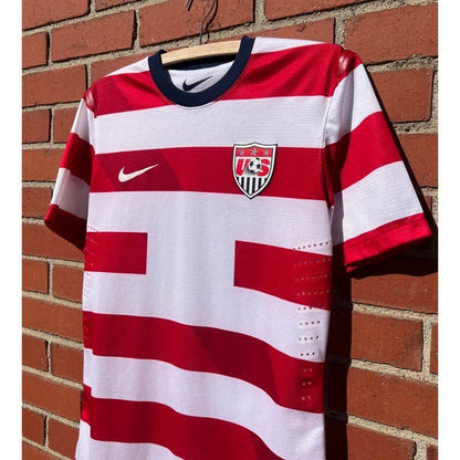 US Mens National Team 2012 Nike Soccer Jersey - Sz Medium - Bacon Strip FIFA Top