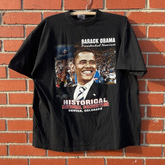 Obama '08 President History in the Making T-Shirt - Sz Large - 2008 Democratic