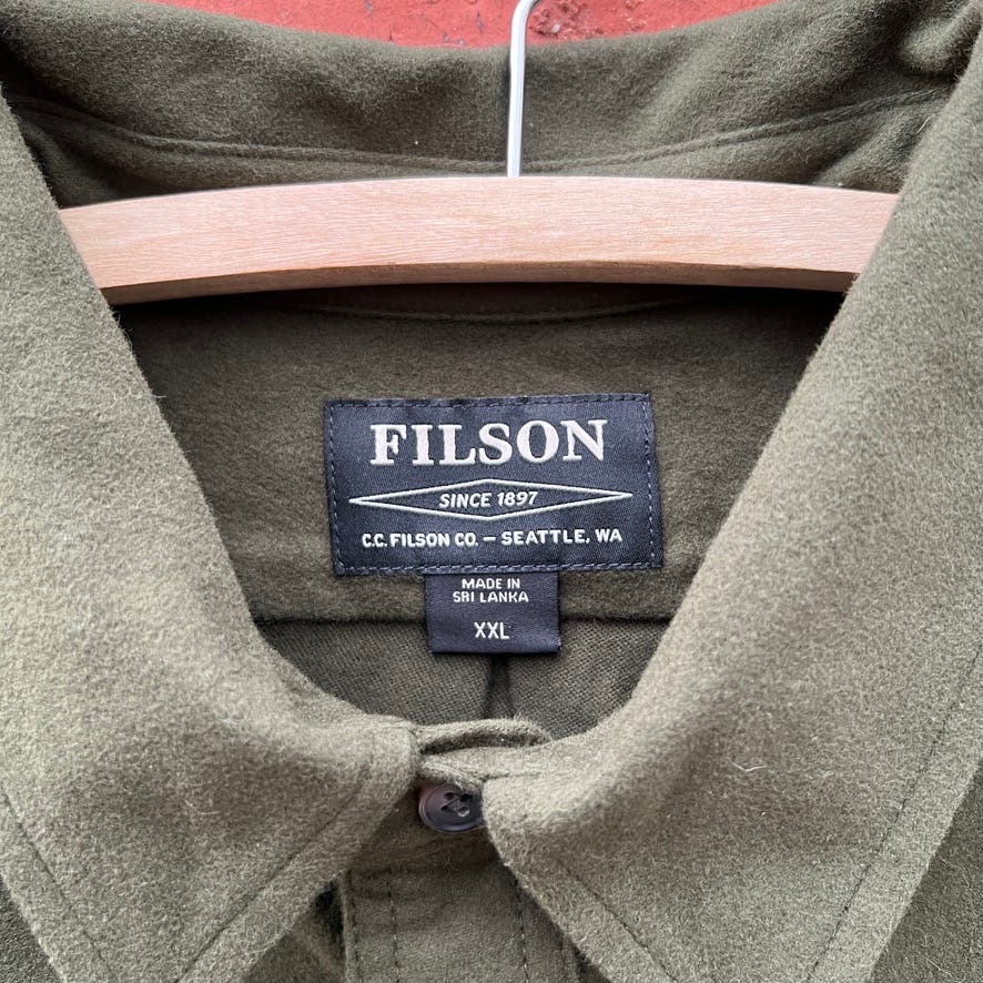 CC Filson Field Flannel Button-Down Shirt - Sz XXL - NWOT Seattle, WA Brand