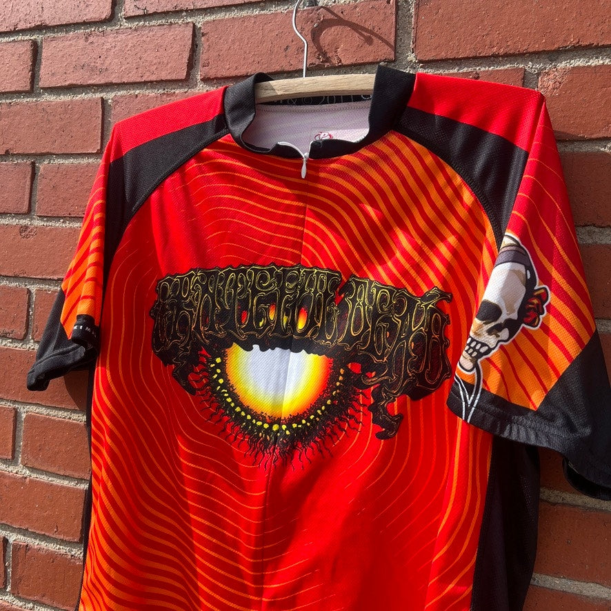 Grateful Dead Cycling Jersey | Sz XL | Sun Logo Double Sided Bike Top