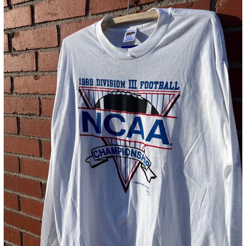 1989 NCAA Division 3 Football Championship Shirt Sz XL VTG 80s Dayton Flyers