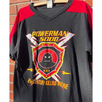 Powerman 5000 "21st Century Killing Machine" T-shirt - Sz XL - 90s Y2K Nu Metal