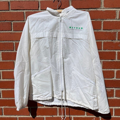 METRUM Information Storage Technology Jacket - Sz Large - Vtg 80s Tech Start Up