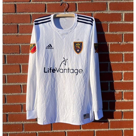 Real Salt Lake MLS Adidas Soccer Jersey - Size Medium - Rare Sample Long Sleeve