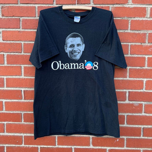 Obama '08 Presidential Photo Campaign T-Shirt -Sz Larg- 2008 Democratic National