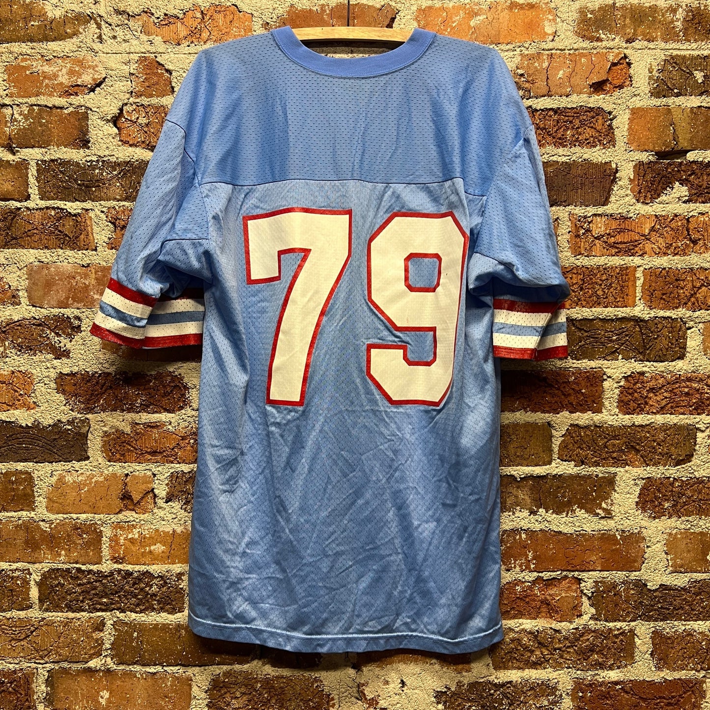 Houston Oilers #79 Ray Childress Champion NFL Jersey | Sz L | Vtg 90s Football