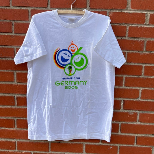 FIFA World Cup Germany 2006 Official Promo T-shirt |Sz Sm| Vtg y2k Soccer NWT