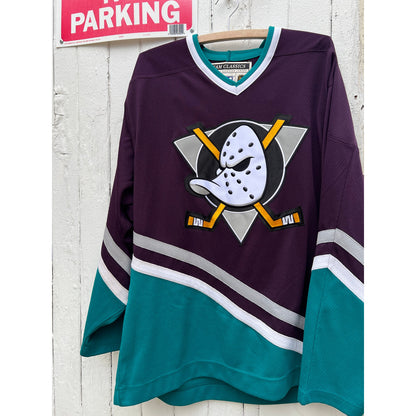 Anaheim Mighty Ducks VTG 90s NHL Hockey Jersey | Sz Small | CCM Disney