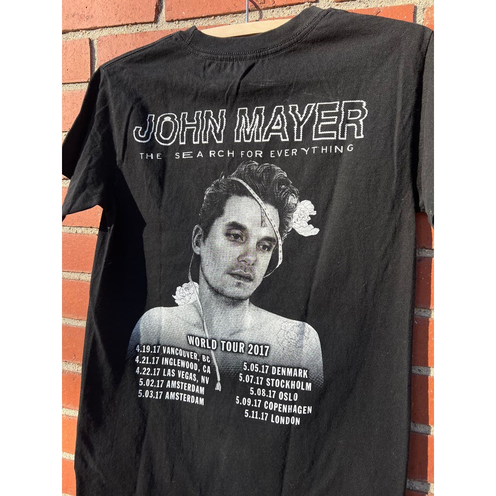 John Mayer "The Search for Everything" Tour T-shirt - Sz Small - Bootleg Lot Tee