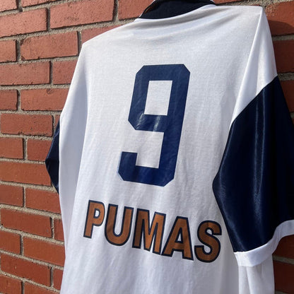 Club Universidad Nacional PUMAS soccer Jersey - Sz XL - Vtg 90s Mexico El Tri