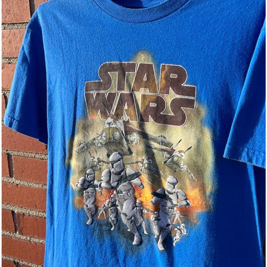 Star Wars Storm Tropper T-shirt - Sz Small - Vintage Y2k Tee