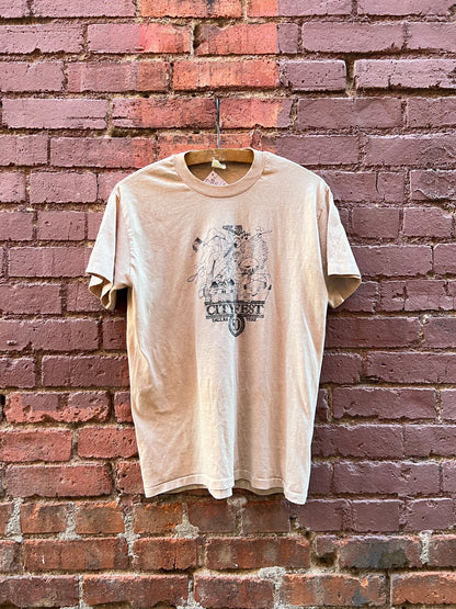 Vintage 80s Dallas City Fest t-shirt - sz large - super soft 1980